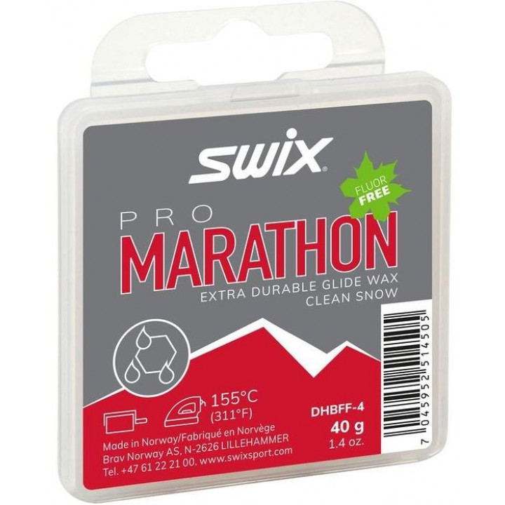 Парафин Swix PRO Marathon Black 40гр